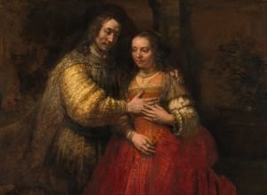 1665-1669 《犹太新娘》伦勃朗 The Jewish Bride