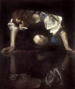1597 -99 《纳西索斯》卡拉瓦乔 Narcissus