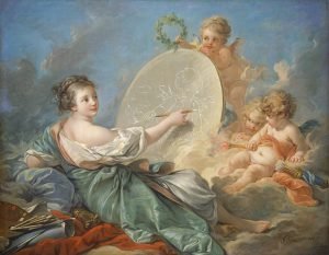 1765，Allegory of Painting 101.4 × 130 cm