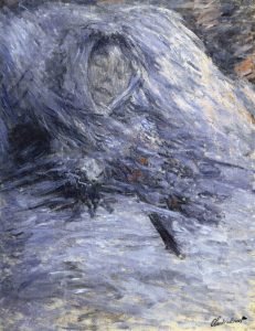 1879 《临终的卡米尔》莫奈 Camille Monet on her deathbed