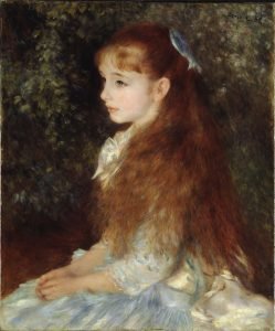 1880 《小艾琳》又名《康达维斯小姐的画像》雷诺阿 Portrait of Irène Cahen d'Anvers