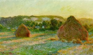 1890 -91《干草堆》系列  莫奈 Haystacks