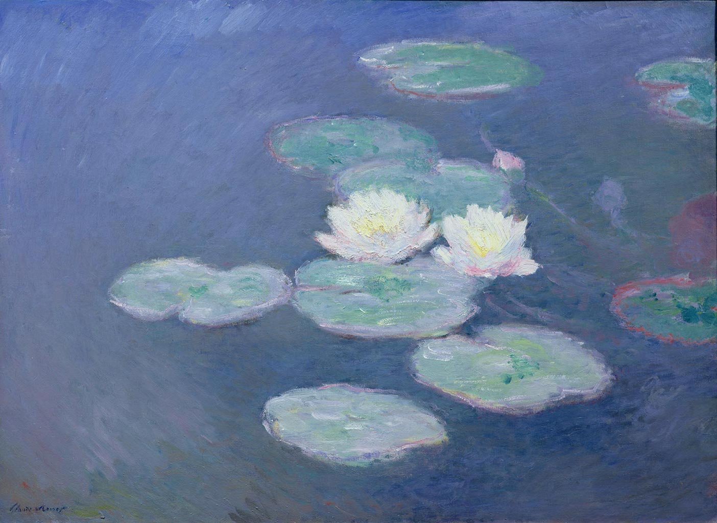 17 1926 睡莲 系列莫奈water Lilies 名画墙