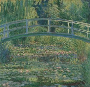1899《睡莲池塘与日本桥》系列 莫奈 The Water-Lily Pond and Bridge