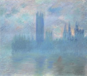 1900 03， Houses of Parliament London 81.2×92.8cmArt Institute of Chicago