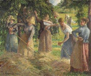 1901，Hay Harvest at Eragny National Gallery of Canada Ottawa