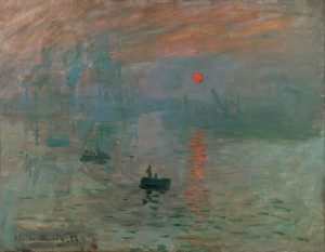 1872 《日出·印象》莫奈 Impression, Sunrise
