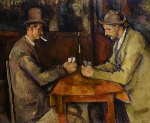 1894 -95《玩纸牌者》塞尚 The Card Players
