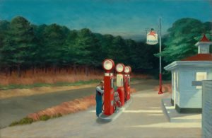1940 《加油站》爱德华·霍普   Gas