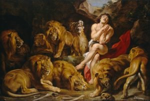 1615《但以理在狮子洞中》鲁本斯 Daniel in the Lions' Den
