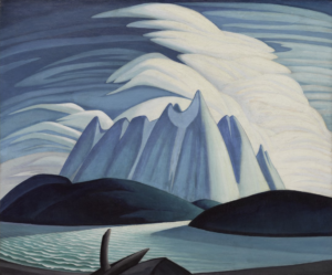 1928 Lake and Mountains,oil on canvas,130.8 × 160.7 cm
