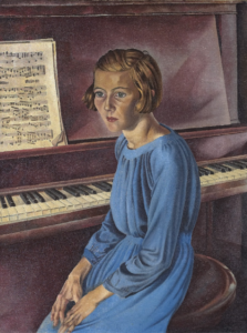 1934, Phyllis (Piano! Piano!), oil on canvas, 101.9 x 76.5 cm