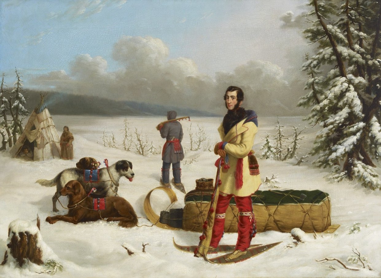 1845 46 Scene in the Northwest Portrait Paul Kane