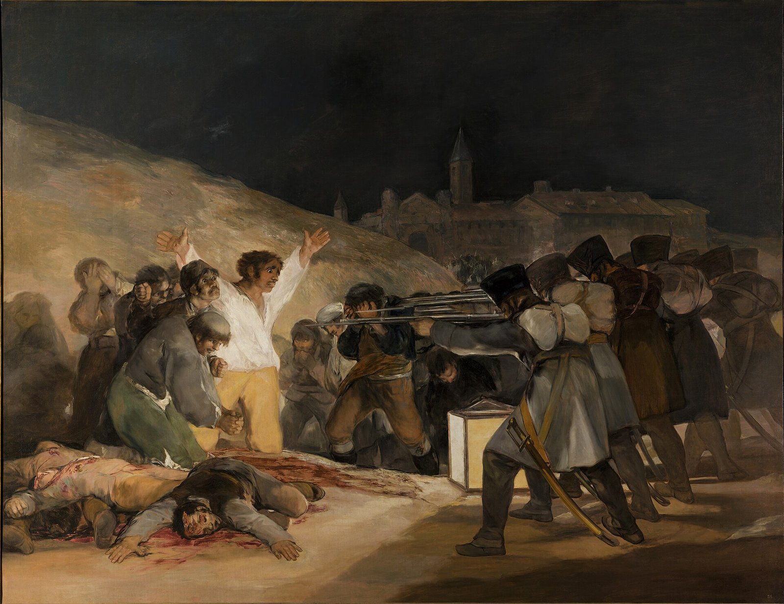 1920px El Tres de Mayo by Francisco de Goya from Prado in Google Earth