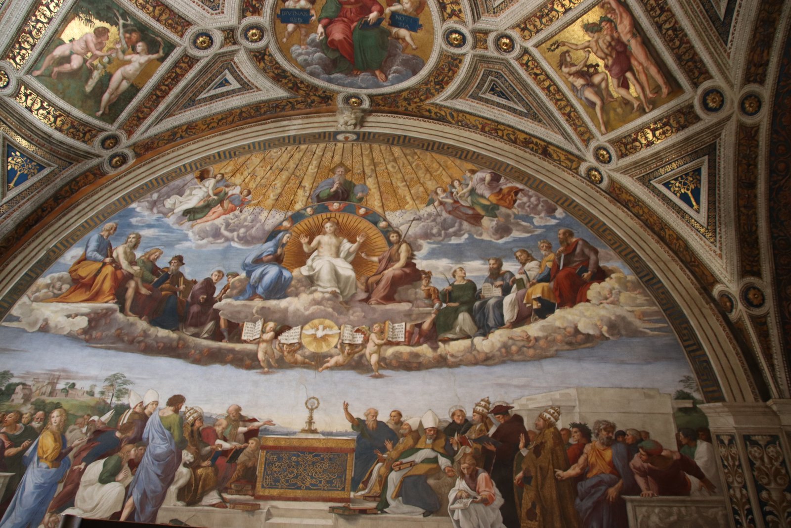22Disputation of the Holy Sacrament22 by Raphael2C Raphael Rooms2C Vatican Museum 284846632612729 1