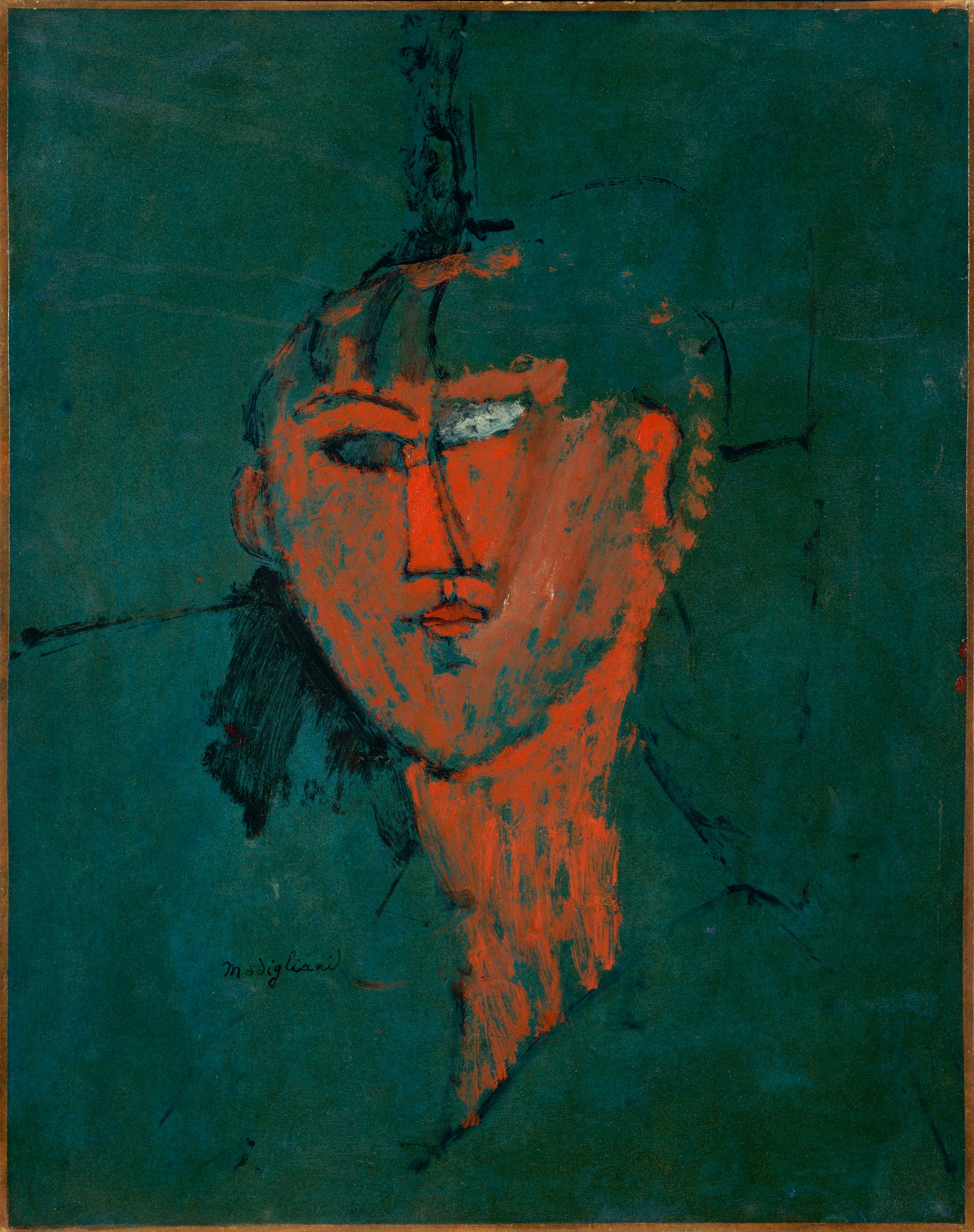 Amedeo Modigliani TC3AAte rouge 1915 001 1 Amedeo Modigliani TC3AAte rouge 1915 001 1