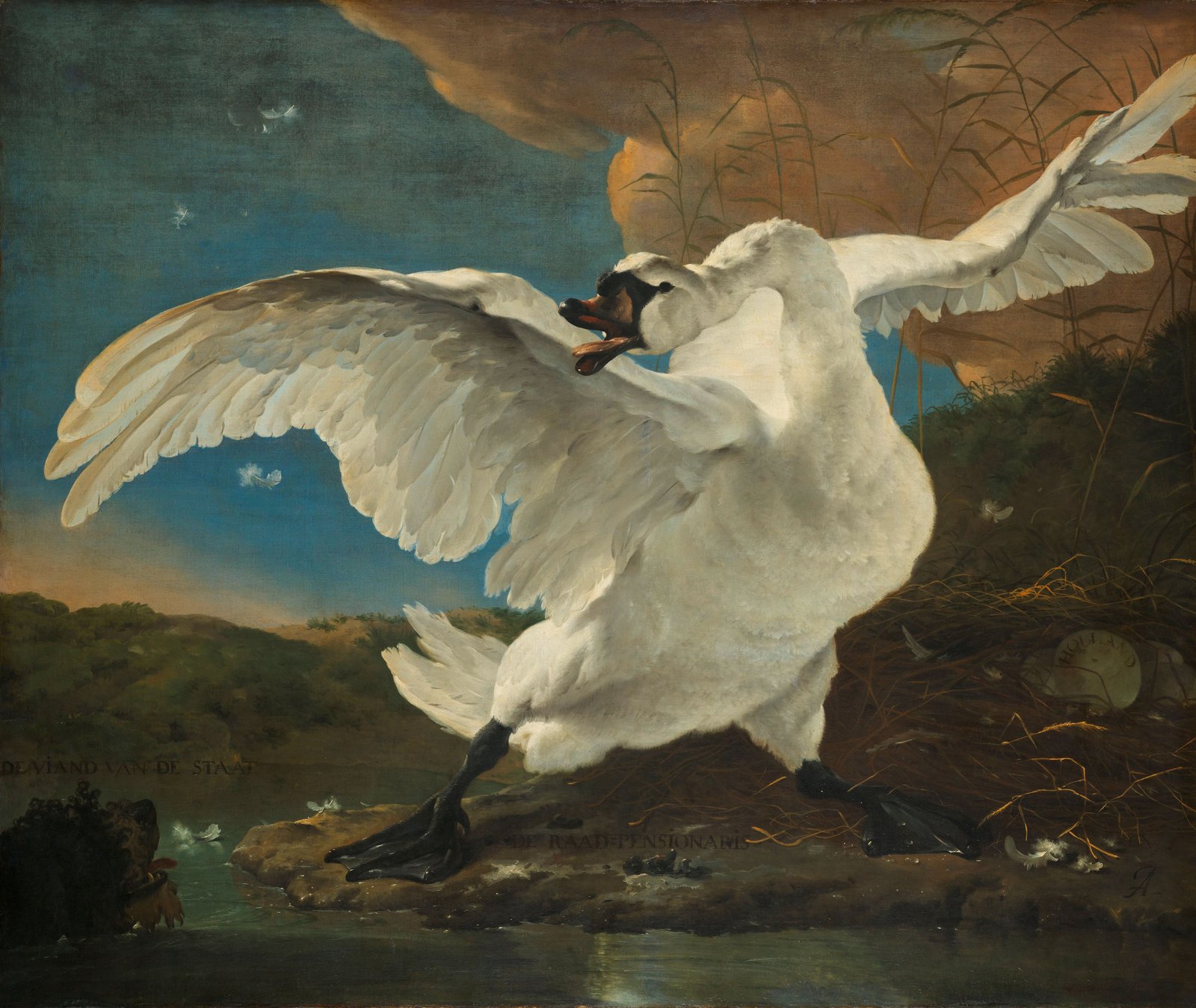 De bedreigde zwaan Rijksmuseum SK A 4
