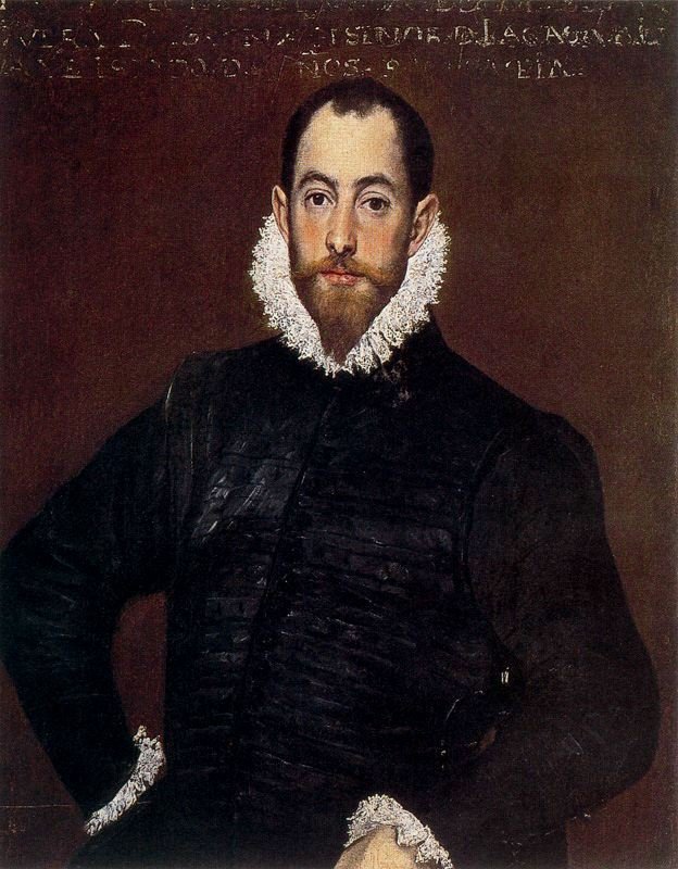 El Greco Portrait of a Gentleman from the Casa de Leiva WGA10455 El Greco Portrait of a Gentleman from the Casa de Leiva WGA10455