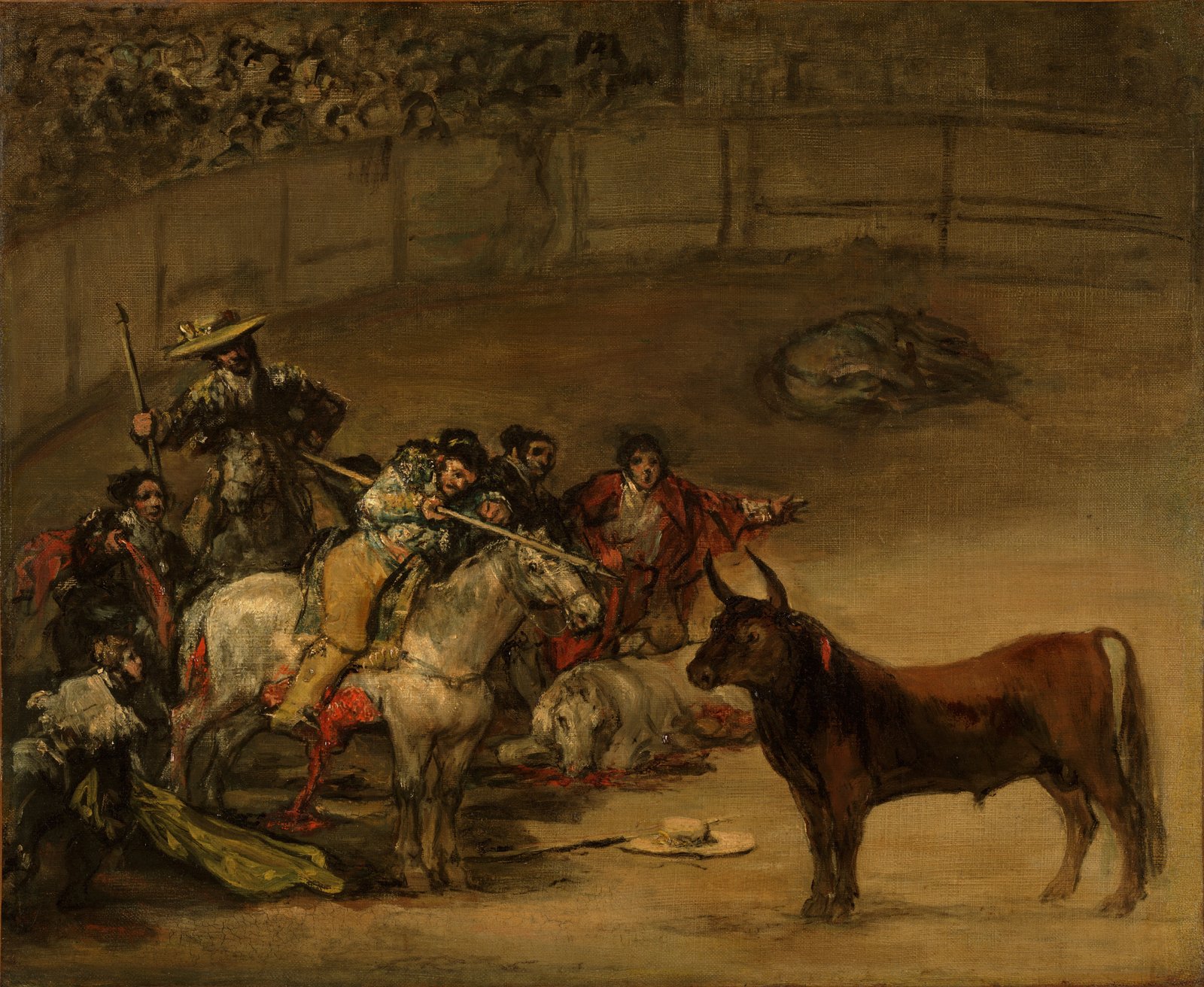 Francisco JosC3A9 de Goya y Lucientes 28Francisco de Goya29 28Spanish Bullfight2C Suerte de Varas Google Art Project