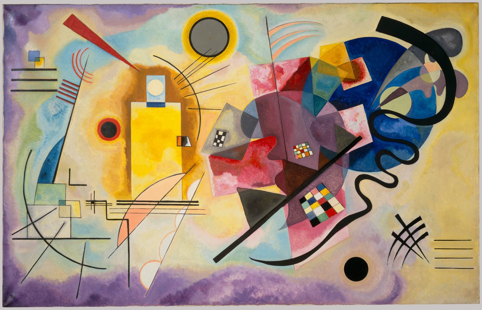 Gelb Rot Blau2C by Wassily Kandinsky
