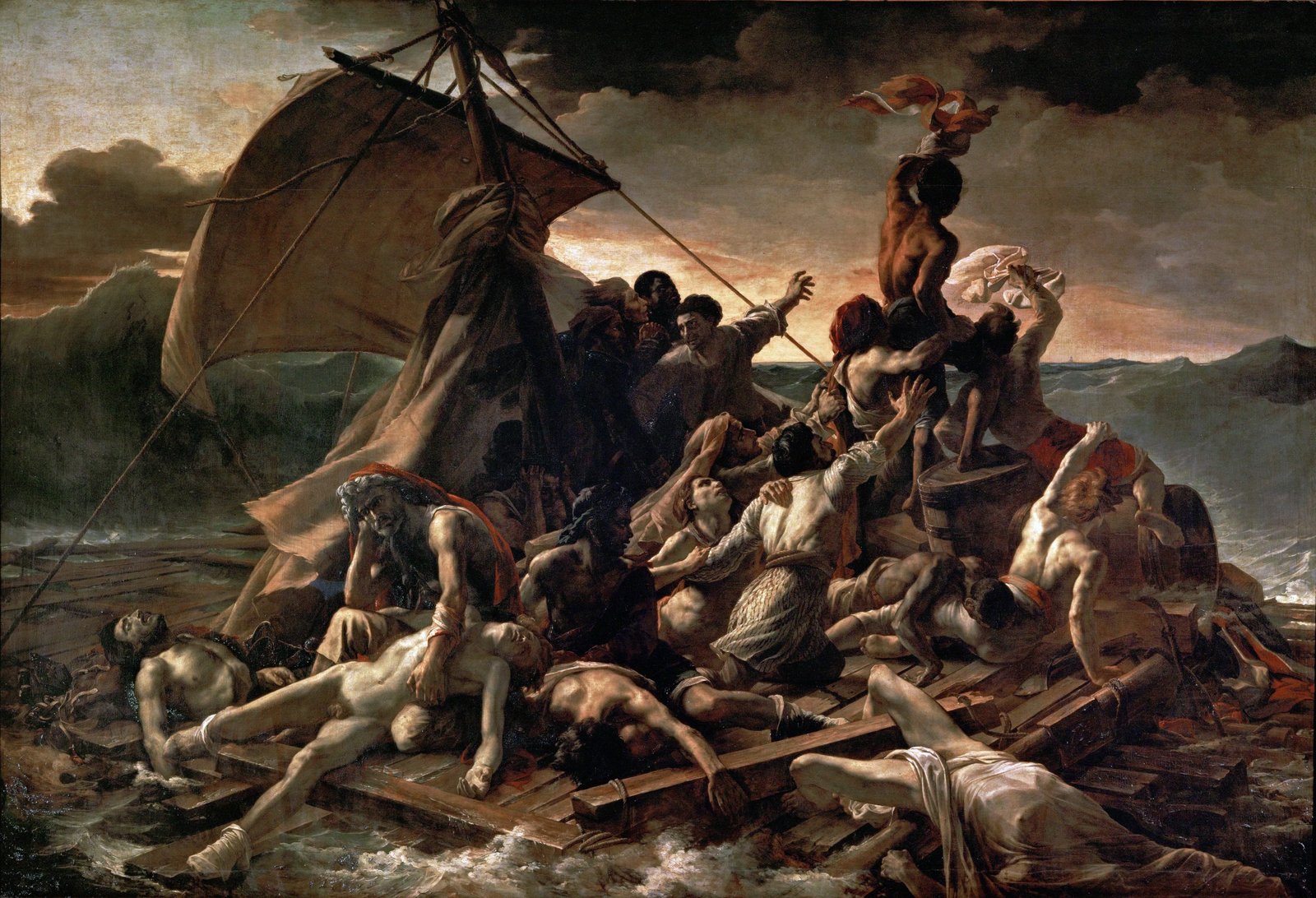 JEAN LOUIS THC389ODORE GC389RICAULT La Balsa de la Medusa 28Museo del Louvre2C 1818 1929 JEAN LOUIS THC389ODORE GC389RICAULT La Balsa de la Medusa 28Museo del Louvre2C 1818 1929