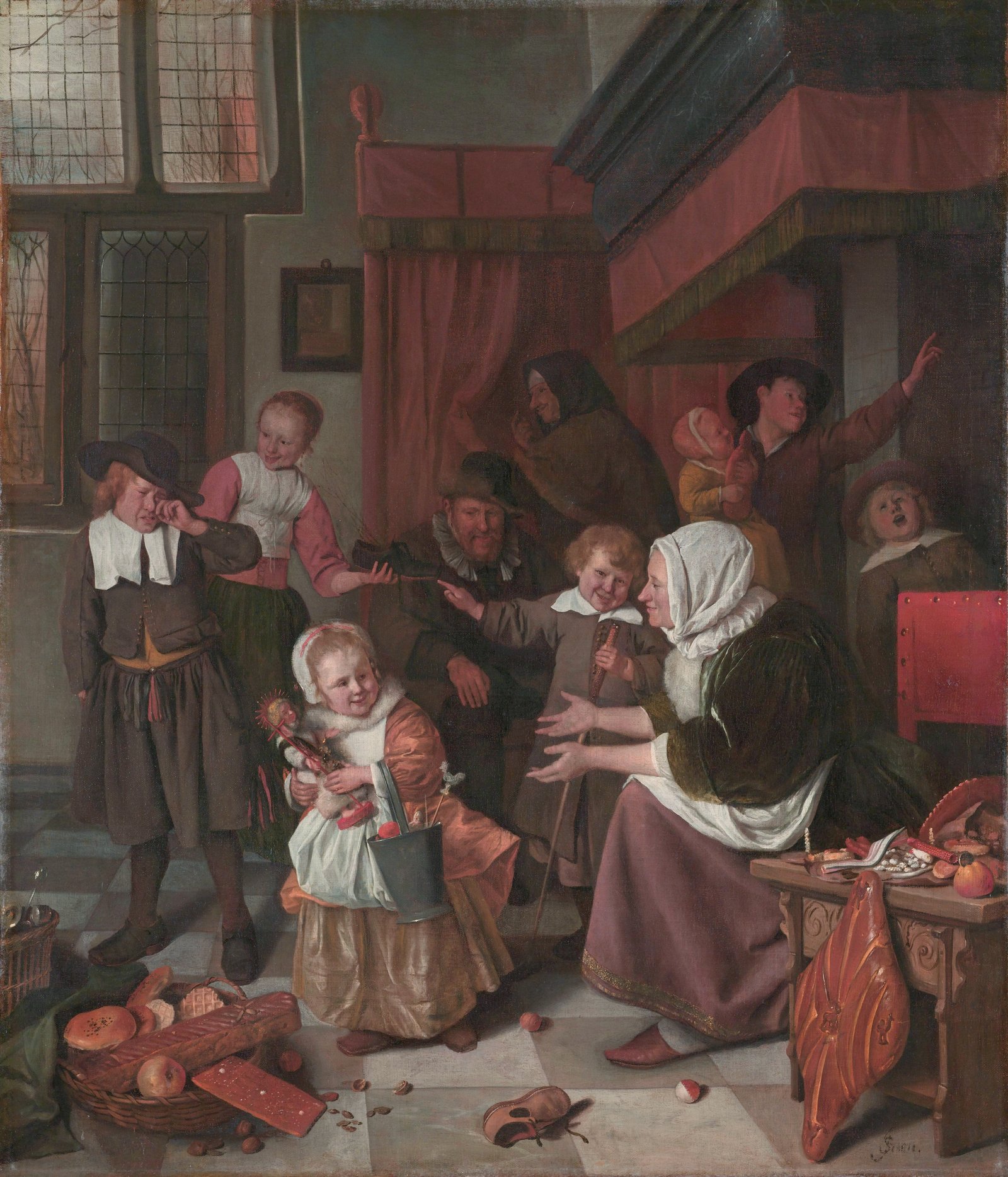Jan Steen E28093 Het Sint Nicolaasfeest