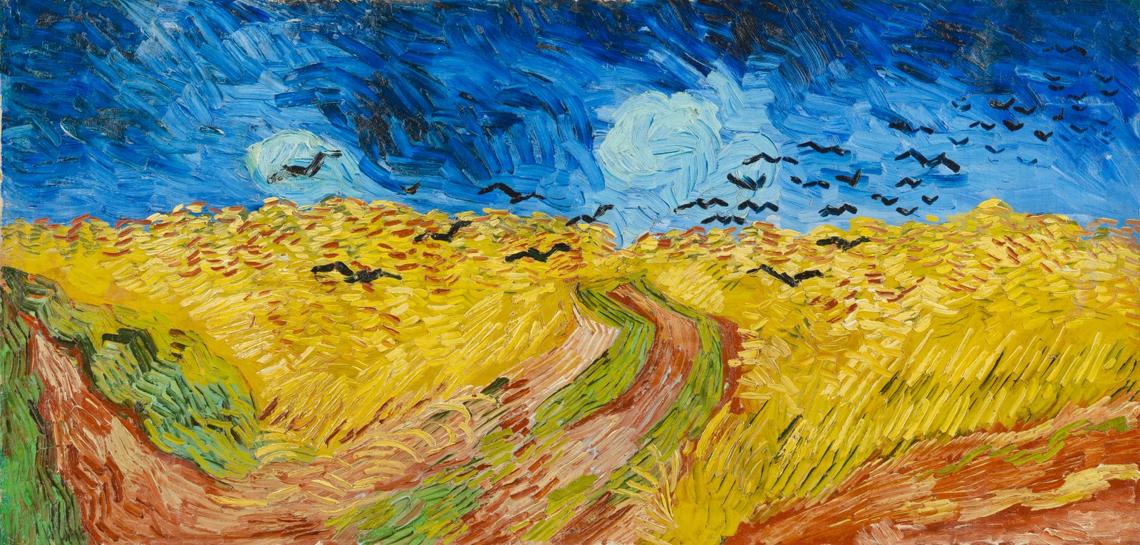 Korenveld met kraaien s0149V1962 Van Gogh Museum