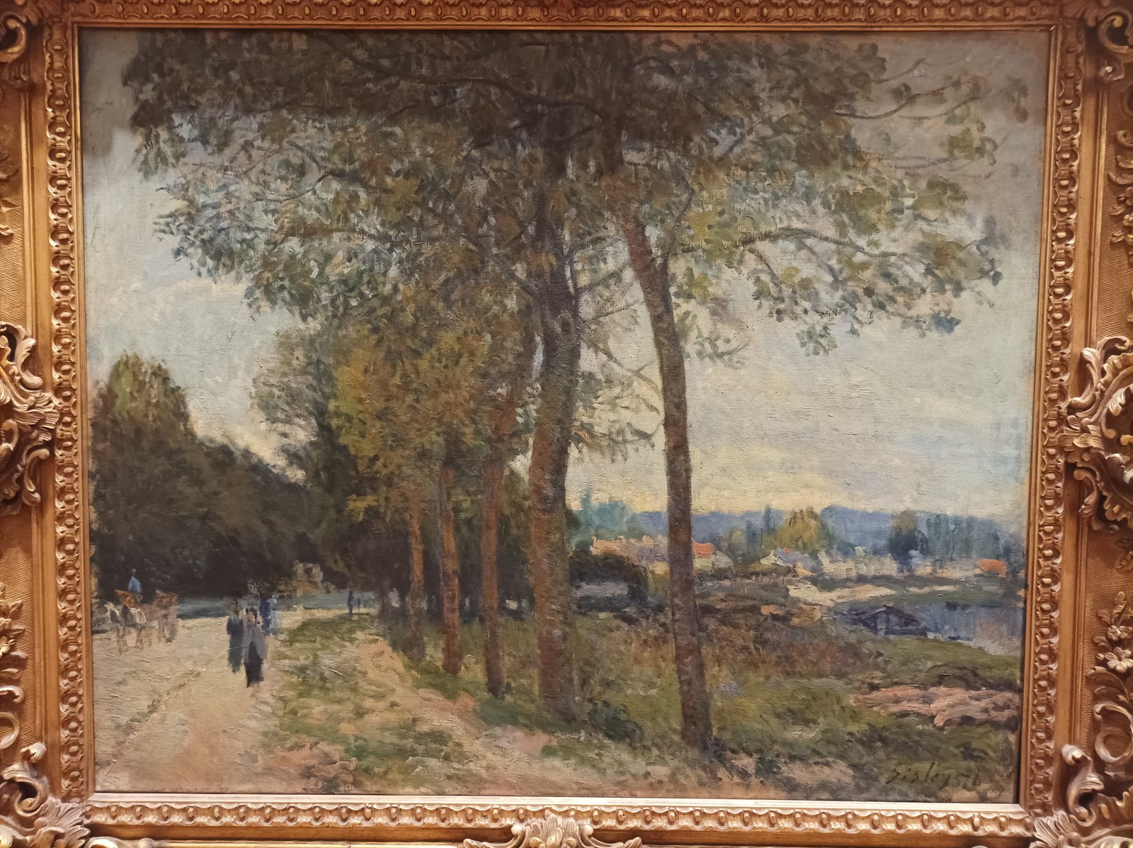 La Seine C3A0 Port Marly by Alfred Sisley La Seine C3A0 Port Marly by Alfred Sisley