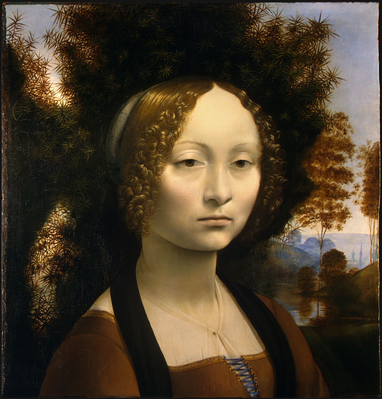 Leonardo da Vinci2C Ginevra de27 Benci2C 1474 78
