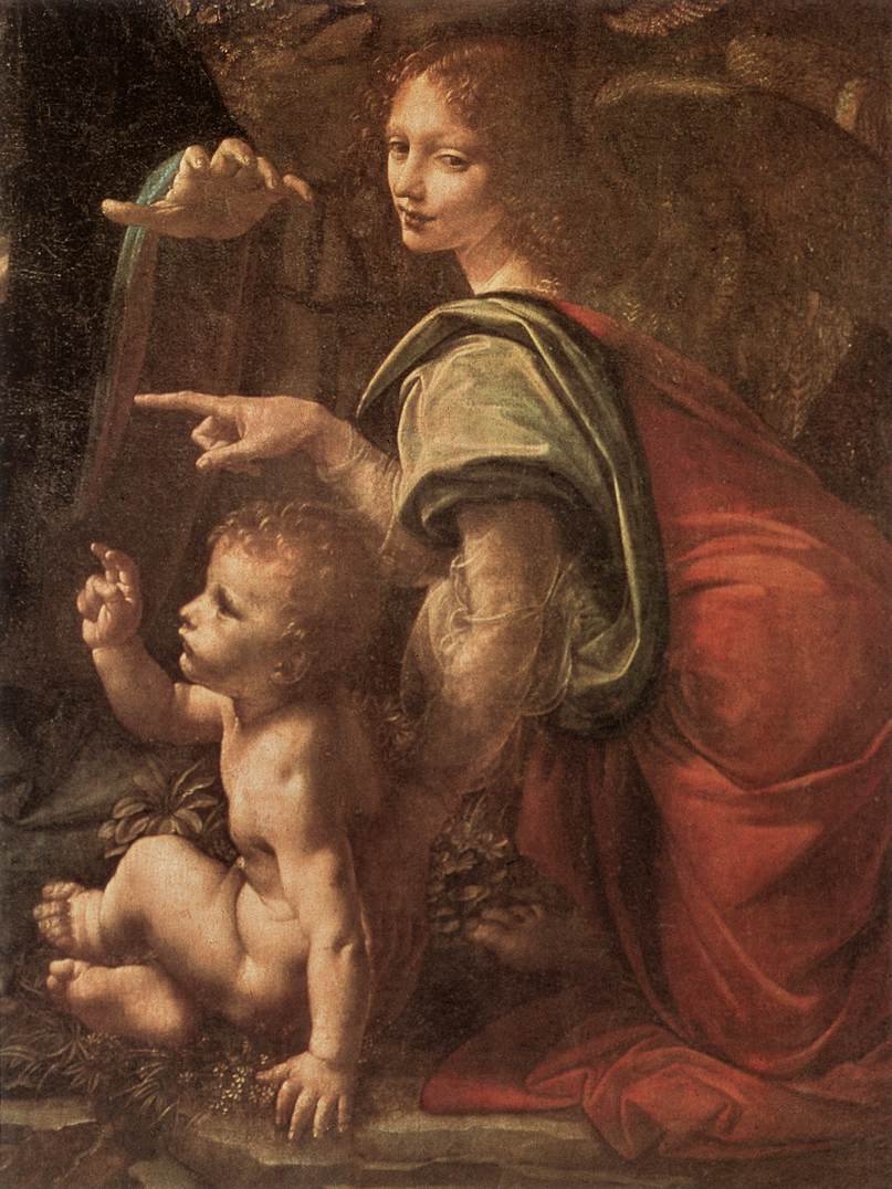 Leonardo da Vinci Virgin of the Rocks 28detail29 WGA12696 Leonardo da Vinci Virgin of the Rocks 28detail29 WGA12696