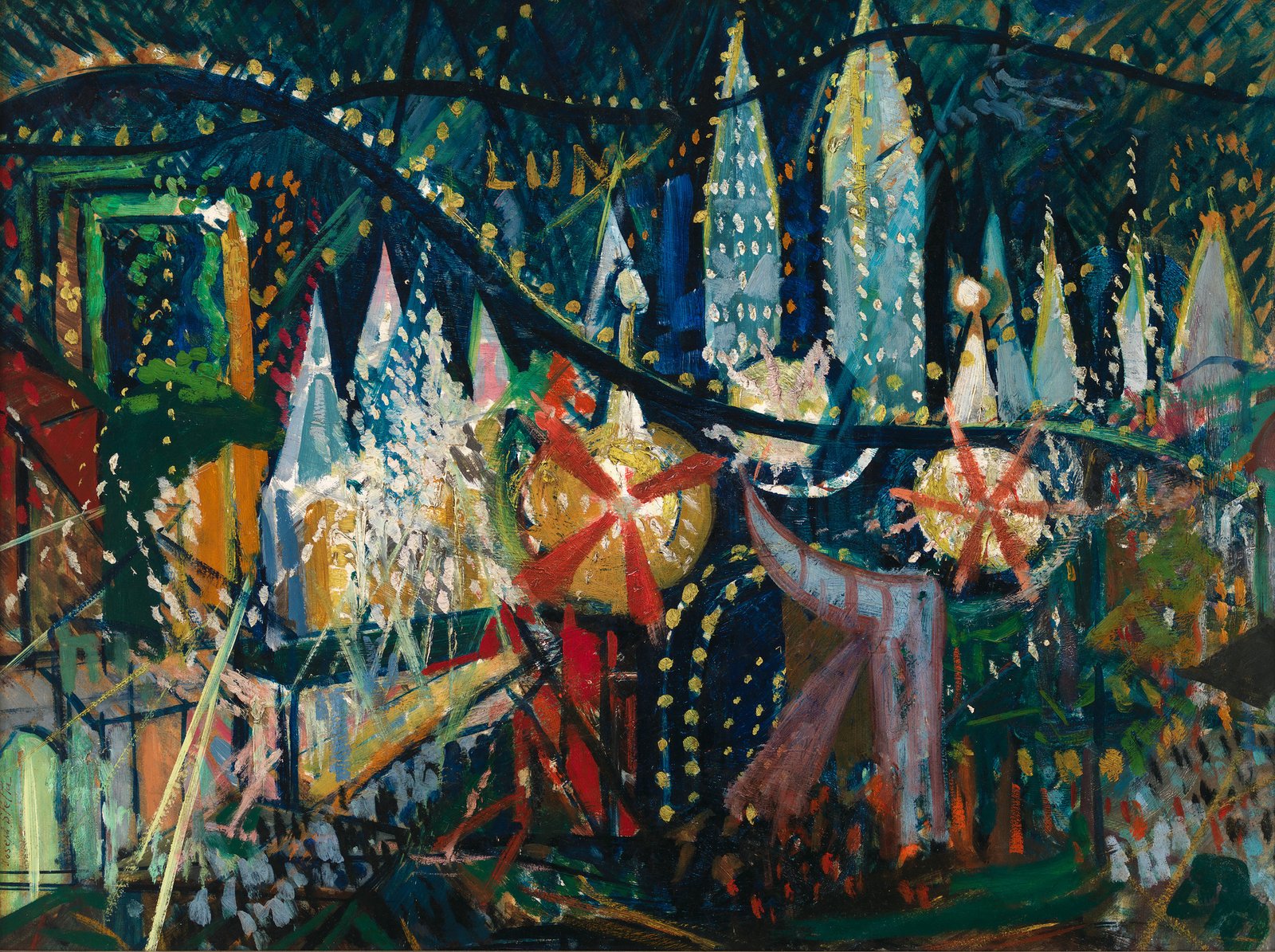 Luna Park2C by Joseph Stella