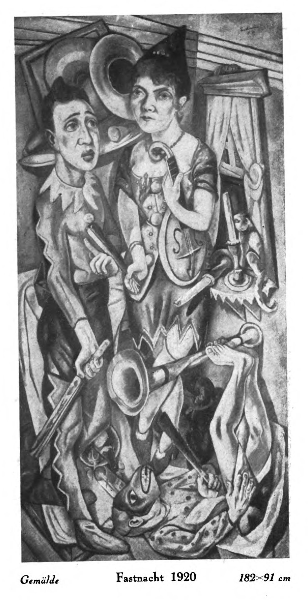Max Beckmann Fastnacht2C1920 Max Beckmann Fastnacht2C1920