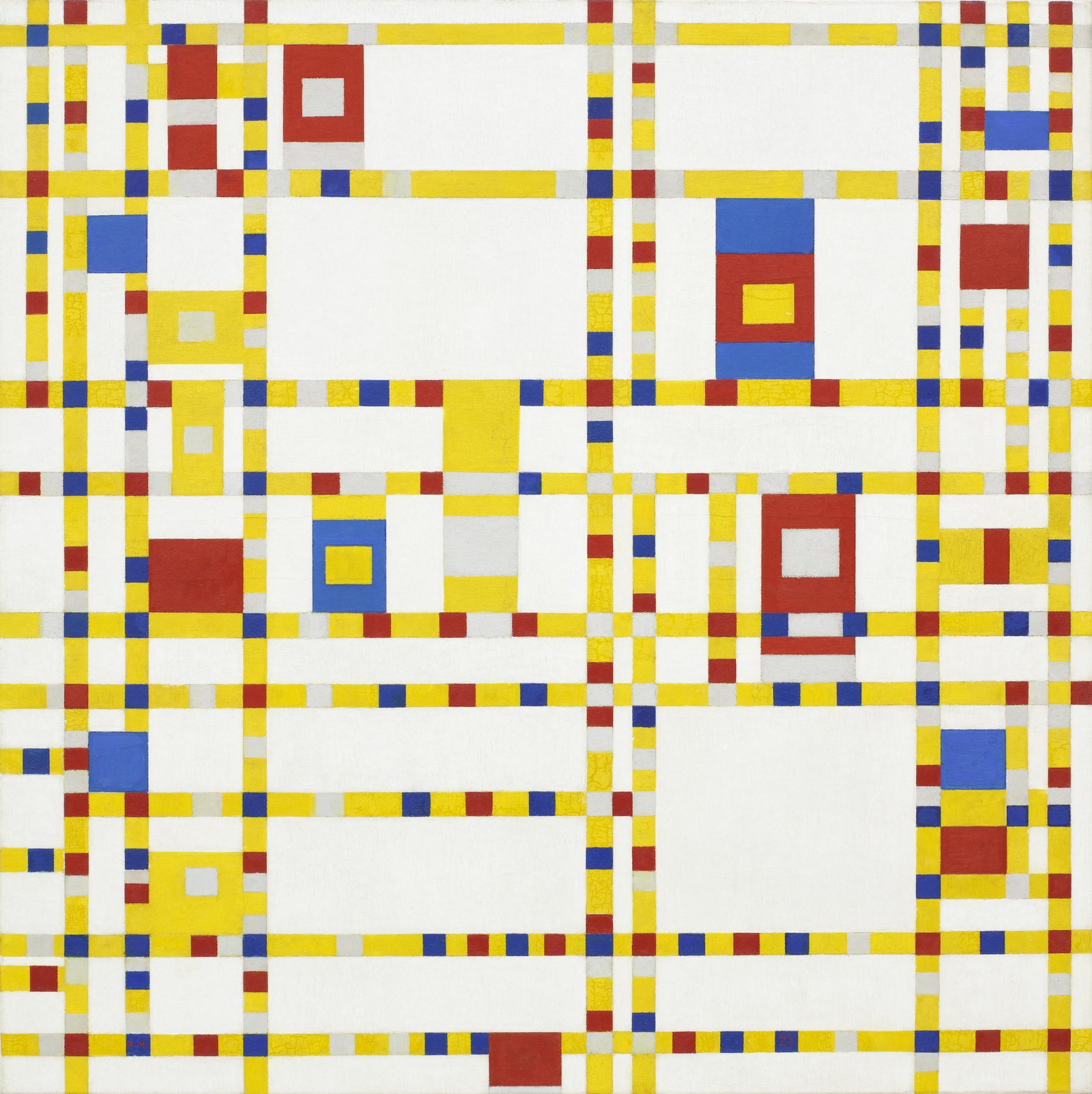 Piet Mondrian2C 1942 Broadway Boogie Woogie