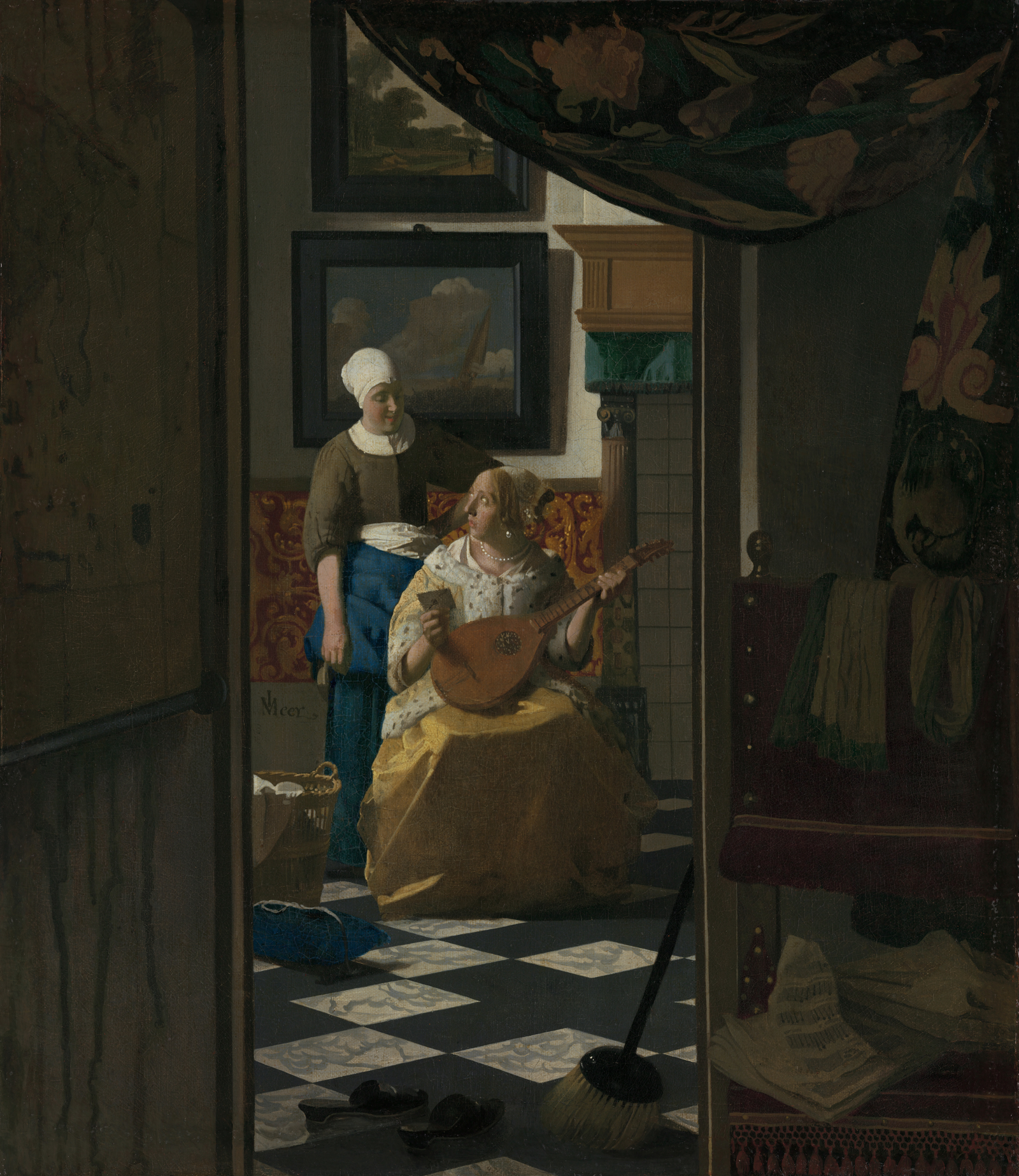 The Love Letter Johannes Vermeer 3