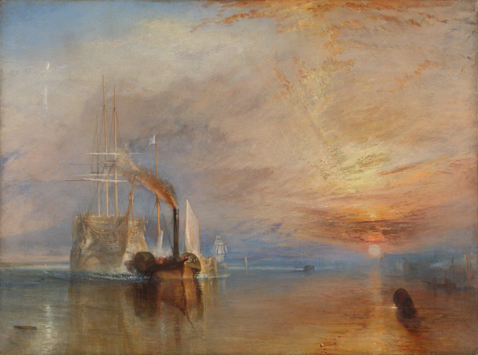 Turner2C J. M. W. The Fighting TC3A9mC3A9raire tugged to her last Berth to be broken Turner2C J. M. W. The Fighting TC3A9mC3A9raire tugged to her last Berth to be broken