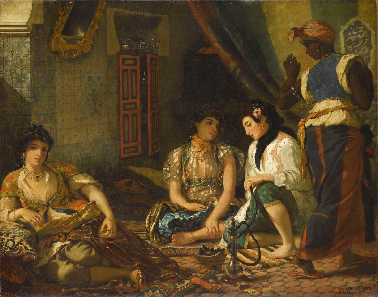 欧仁·德拉克洛瓦《Women of Algiers (in Their Apartment)》