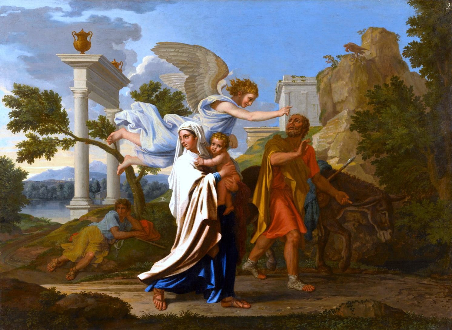 尼古拉·普桑《The Flight into Egypt》