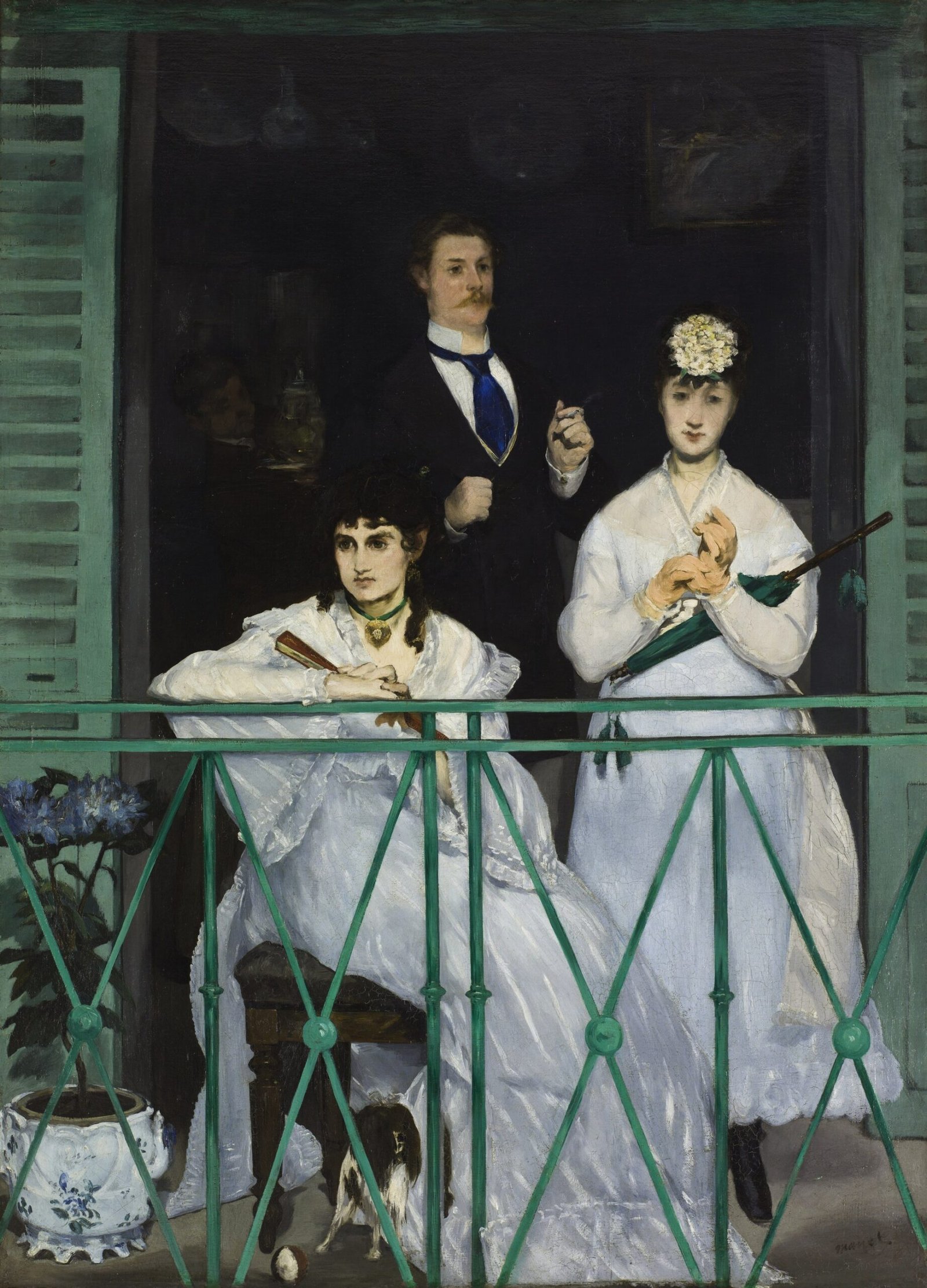 manet the balcony orsay 爱德华·马奈《阳台》