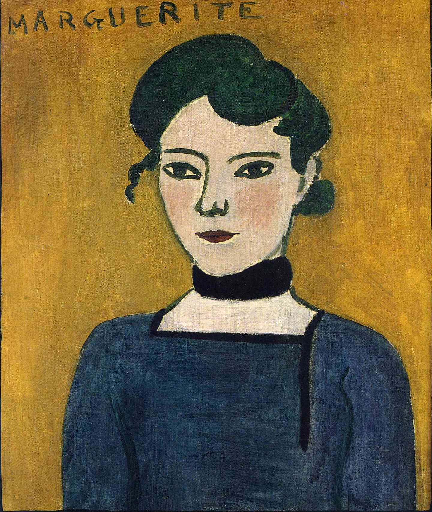 matisse portrait of marguerite 亨利·马蒂斯《玛格丽特》