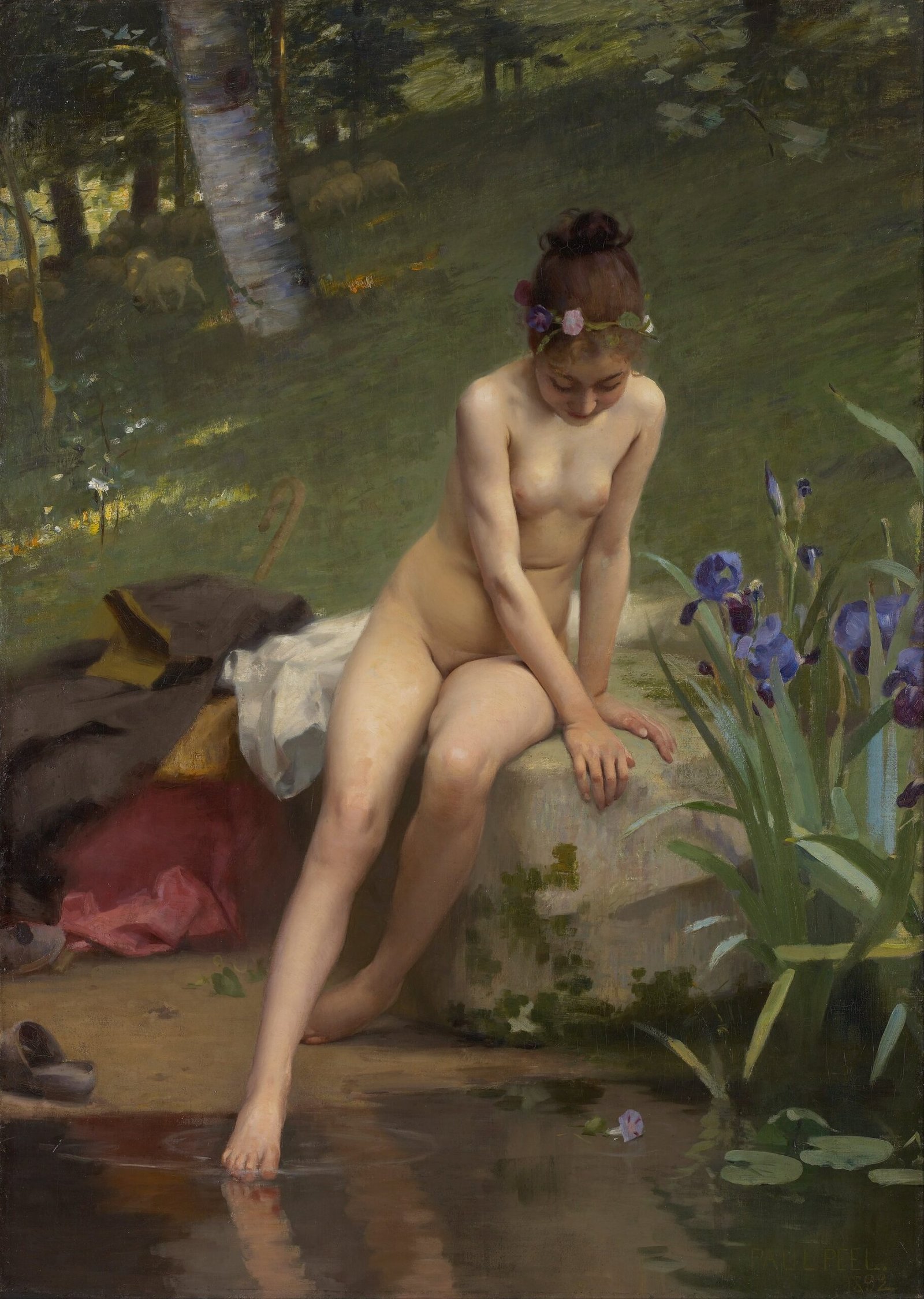 保罗·皮尔《小牧羊女》
