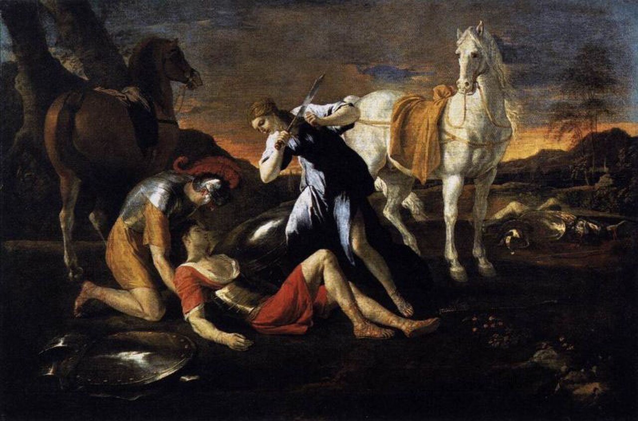 r2 hermitage poussin tancred erminia hermitage