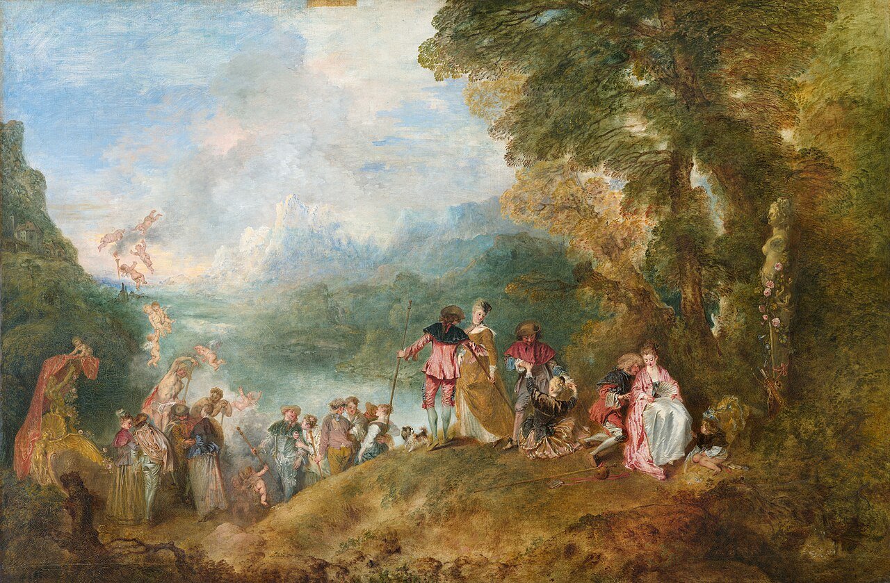 r2 louvre watteau pilgrimage cythera louvre