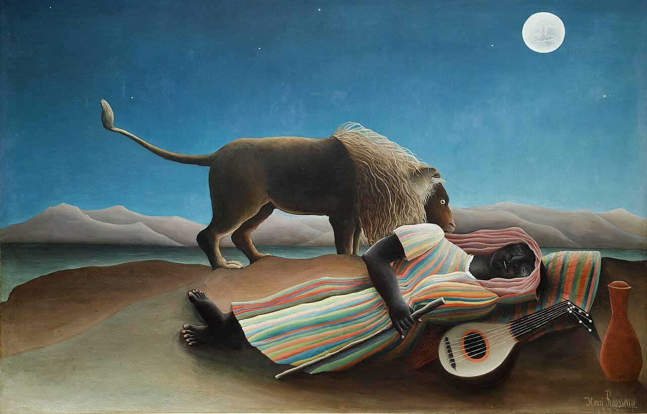 r2 moma rousseau sleeping gypsy moma