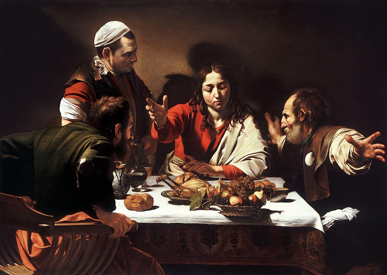 r2 national gallery london caravaggio supper at emmaus