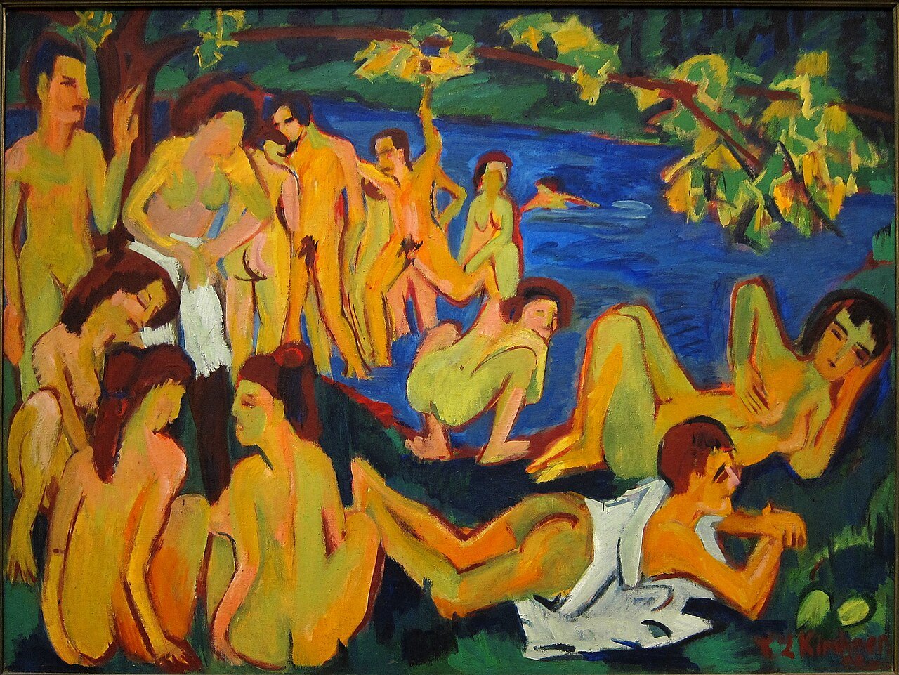 r2 tate modern kirchner bathers moritzburg tate