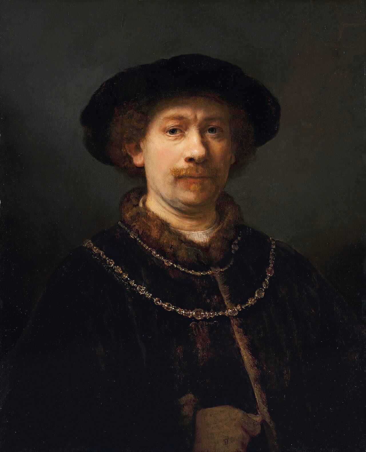 r2 thyssen self portrait hat two chains rembrandt thyssen r2 thyssen self portrait hat two chains rembrandt thyssen