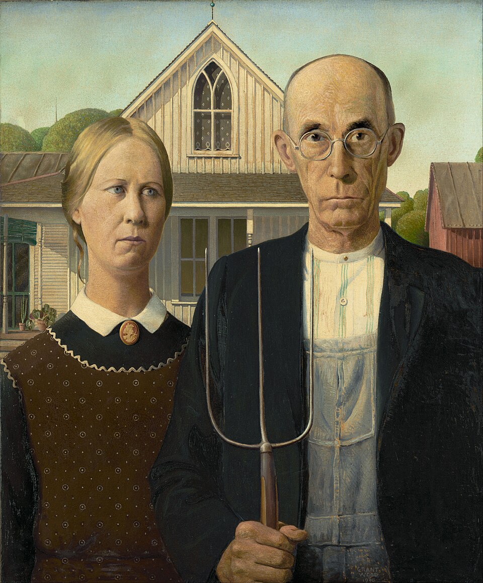 thumb Grant Wood American Gothic Google Art Project