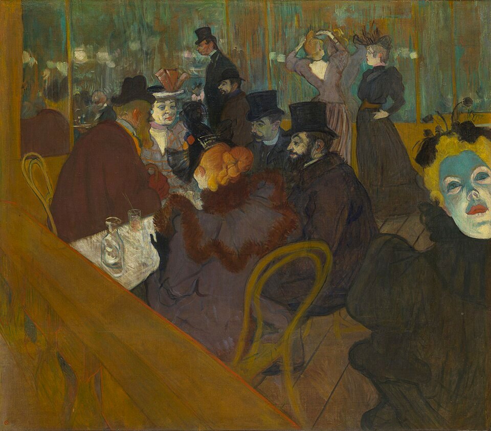 thumb Henri de Toulouse Lautrec At the Moulin Rouge Google Art Project